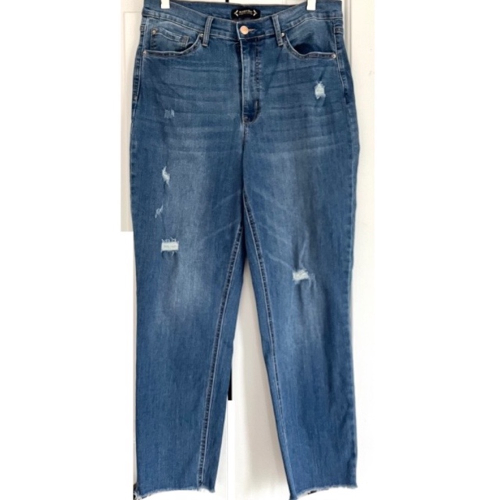 Nanette Lepore Jolie Super High Rank Taper Jeans Size 10
